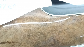 Left front panel trim for Mercedes W213 E 17-20 without projection, light wood, backlit, scratches