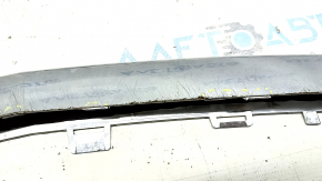 Mercedes W213 E 17-20 front bumper lower grille trim, chrome, AMG pack, scratches, broken fasteners