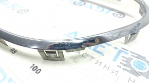 Mercedes W213 E 17-20 chrome radiator grille frame, AMG pkg, sand