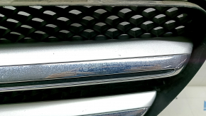 Mercedes W213 E 17-20 radiator grille without camera, AMG pack, with backlight, sand