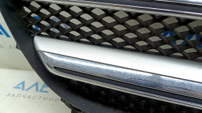 Mercedes W213 E 17-20 radiator grille without camera, AMG pack, with backlight, sand