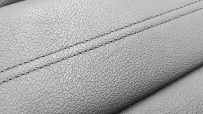 Left rear seat backrest for Audi A4 B9 17-19, black leather, scratches