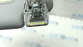 Left sun visor BMW X3 F25 11-17 gray, without hook, crack in the plug mount