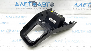 VW Tiguan 09-18 center console trim, type 2, black, 2 pieces, scratched