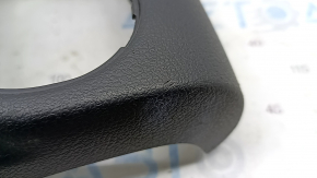 Rear center console trim for VW Tiguan 2009-2018, black, with pocket, scratches