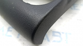 Rear center console trim for VW Tiguan 2009-2018, black, with pocket, scratches
