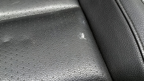 Driver's seat upholstery for VW Tiguan 09-17, black leather, heated, ready to clean