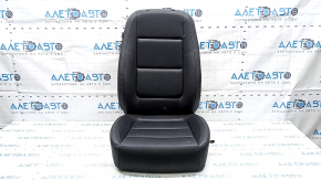 VW Tiguan 09-17 passenger seat upholstery, black leather, heated, ready to clean