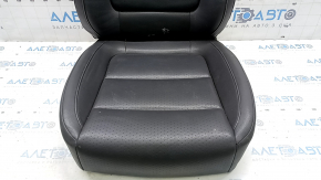 VW Tiguan 09-17 passenger seat upholstery, black leather, heated, ready to clean