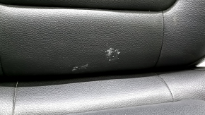 VW Tiguan 09-17 passenger seat upholstery, black leather, heated, ready to clean