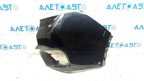 The bare right rear bumper of a Volkswagen ID.4 23-25 with parking sensors. Black LC9X, minor scratches.
