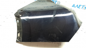 The bare right rear bumper of a Volkswagen ID.4 23-25 with parking sensors. Black LC9X, minor scratches.