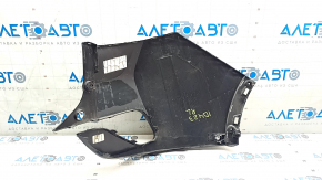 Left rear bumper, bare, Volkswagen ID.4 23-25, with parking sensors, black LC9X