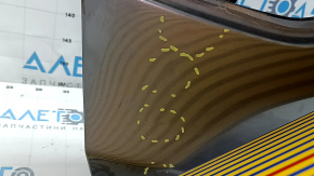 The trunk door is bare, BMW X3 F25 11-17 graphite A52, dents, bumps