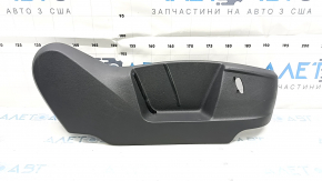 Right side passenger seat trim for VW Tiguan 2009-2017, black, electrical and mechanical, scratches