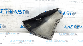 The right front bumper guard for a Volkswagen ID.4 21-22 is worn and the fasteners are torn.