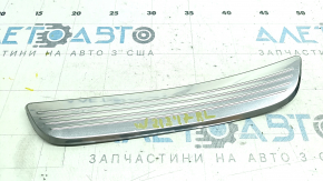 Rear left outer door sill trim for Mercedes W213 E 300/350 17-23 chrome, scratches