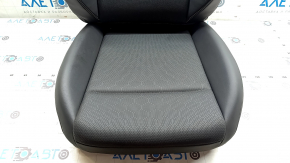 Volkswagen ID.4 23-25 passenger seat upholstery, black and gray leather with perforation, heated