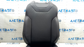 Volkswagen ID.4 23-25 passenger seat upholstery, black and gray leather with perforation, heated
