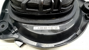 Mercedes W213 E 17-23 driver's foot subwoofer, Burmester, broken connector mount