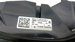 Right headlight Audi Q3 8U 16-18 scratches