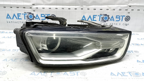 Right front headlight assembly for Audi Q3 8U 16-18 xenon, polished