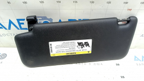 Right visor for Mercedes W213 E 17-20, black, without hook, scratches