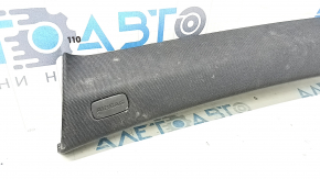 Upper left front pillar trim for Audi Q3 8U 15-18, black, dry-cleanable