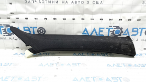 Upper right front pillar trim for Audi Q3 8U 15-18, black, dry-cleanable