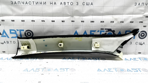 Upper right front pillar trim for Audi Q3 8U 15-18, black, dry-cleanable