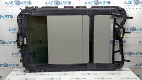 Panorama assembly for BMW X3 F25 11-17, gray curtain, scratch on glass, needs cleaning