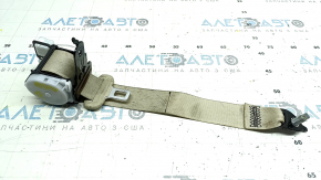 Rear left seat belt for Infiniti Q50 18-20, beige, for cleaning