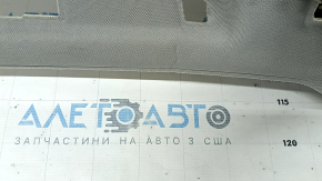 BMW X3 F25 11-17 headlining, gray (HIMMELGRAU), for panoramic windows, needs cleaning, creased, broken mount