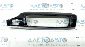 BMW X3 F25 15-17 center dashboard trim, glossy black with chrome