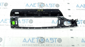 BMW X3 F25 15-17 center dashboard trim, glossy black with chrome