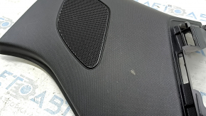 The rear pillar trim behind the left window of the Audi Q3 8U 15-18 is black, worn, the guide is broken