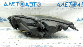Infiniti Q50 18-20 right front headlight assembly without AFS, with lower mount, LED, water contact, scratches
