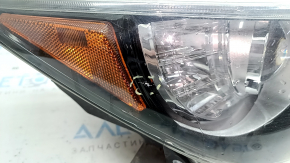 Infiniti Q50 18-20 right front headlight assembly without AFS, with lower mount, LED, water contact, scratches