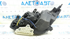 Infiniti Q50 18-20 right front headlight assembly without AFS, with lower mount, LED, water contact, scratches