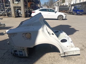 Infiniti Q50 14-20 rear right quarter wing on the body, white