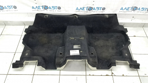 Rear floor covering for BMW X3 F25 11-17, black, needs cleaning, torn foam