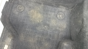 Rear floor covering for BMW X3 F25 11-17, black, needs cleaning, torn foam