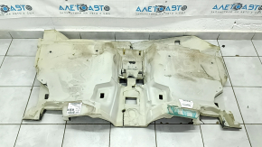 Rear floor covering for BMW X3 F25 11-17, black, needs cleaning, torn foam