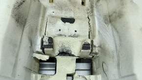 Rear floor covering for BMW X3 F25 11-17, black, needs cleaning, torn foam