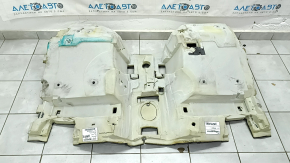 Front floor covering BMW X3 F25 11-17 black, needs cleaning, torn foam