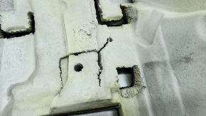 Front floor covering BMW X3 F25 11-17 black, needs cleaning, torn foam
