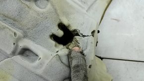 Front floor covering BMW X3 F25 11-17 black, needs cleaning, torn foam