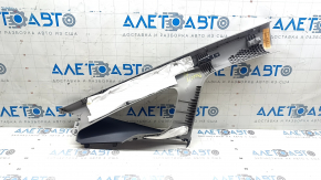 Left front pillar trim for Chevrolet Bolt 17-21, gray with dark gray insert, minor scratches