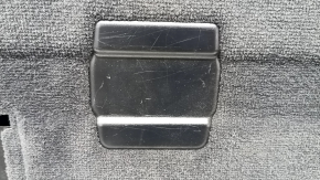 Rear seat backrest, 2nd row, left, BMW X3 F25 11-17, black leather, with seat belt, broken lock cover mount, scratches on the cover