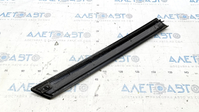 Left side trunk door trim for Audi Q3 8U 15-18 along glass, gloss black, broken fastener